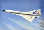 1968 Aeroflot TU-144 Postcard Early