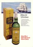 1969 Home for Christmas. Give No.1. Give the best. Give Cutty. Cutty Sark