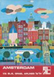 1970 Amsterdam Via El Al Israel Airlines