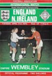 1970 Home International Championship. England versus N.Ireland