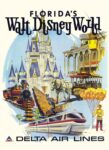 1971 Florida's Walt Disney World. Delta Air Lines