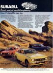 1973 Subaru. Once it was just beautiful engineering. Now, it's beautiful cars, too