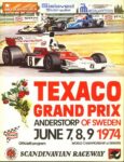 1974 Texaco Grand Prix Anderstorp Of Sweden Scandinavian Raceway