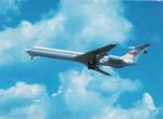 1975 Aeroflot IL-62 Postcard