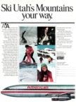 1975 Ski Utah's Mountains your way. American Airlines