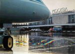 1976 Aeroflot TU-154 Moscow Sheremetyevo International Airport Postcard