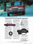 1977 Mercedes-Benz 280 E. Aggressiveness is no match for supremacy