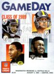 1989 Game Day Class Of 1989. Washington Redskins vs. Buffalo Bills. Canton, Ohio
