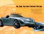 2000 Mercedes-Benz Vision SLA Concept Car. No, Dad, You Can't Borrow The Car