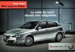 2005 Alfa Romeo 147. La radar de recul devrait etre obligatoire