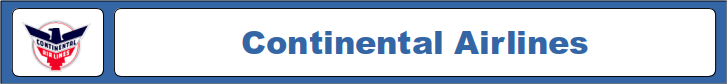 Continental Airlines Poster and Ad Collection
