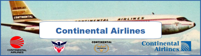 Continental Airlines Poster and Ad Collection