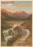 1895 Chemins de fer de L'Est. Hte. Engadine