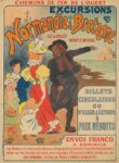 1896 Chemins De Fer De L'Ouest. Excursions en Normandie & Bretagne