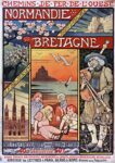 1900 Chemins De Fer De L'Ouest. Normandie Bretagne