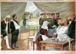 1904-05 Distribution of awards by General Kuropatkin to the wounded near Wafangou