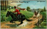 1905 'Union Ausburg' - Der Meldereiter