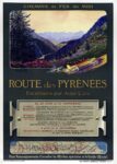 1913 Chemins de fer du Midi. Route des Pyrénées. excursions par Auto-cars