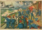 1914-14 Engagement Of Russian And Turkish Squadron In The Black Sea