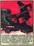 1914 The Cannon Loader, anti-war poster published by the Social Democratic Party of Hungary