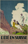 1921 L'Été en Suisse. C.F.F.