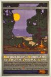 1927 Moonlight in Duneland by South Shore Line