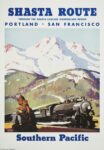1927 Shasta Route. Portland - San Francisco. Southern Pacific