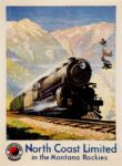 1929 North Coast Limited in the Montana Rockies. Northern Pacific