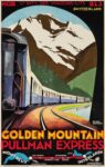1930 M.O.B Cie Int Le Des Wagons-Lits B.L.S. Switzerland. Golden Mountain Pullman Express