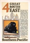 1931 4 Great Routes East. Southern Pacific