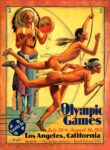 1932 Olympic Games. Los Angeles, California. Santa Fe. The Indian detours. Grand Canyon Line