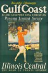1933 Beautiful Mississippi. Gulf Coast. Illinois Central. The Road Of Travel Luxury