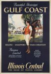 1933 Beautiful Mississippi. Gulf Coast. Panama Limited. Illinois Central. The Road Of Travel Luxury (2)