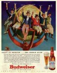 1934 Again In Demand … The World Over. Budweiser