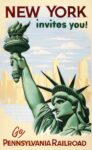 1934 New York invites you! Go Pennsylvania Railroad