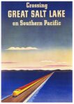 1935 Crossing Great Salt Lake on Southern Pacific
