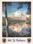 1935 Mt. St. Helens. Northern Pacific