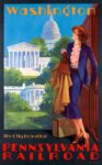 1935 Washington. The City Beautiful. Pennsylvania Railroad