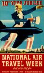 1938 10th Year Jubilee. National Air Travel Week