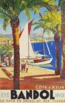 1938 SNCF Cote d'Azur Ete Bandol Hiver. Le Pays Du Soleit Et Des Fleurs