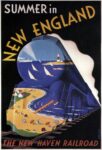 1938 Summer in New England. The New Haven Railroad