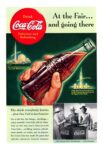 1939 Drink Coca-Cola. At the Fair... and going there