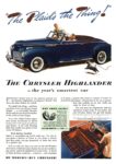 1940 Chrysler Highlander. 'The Plaid's the Thing!'