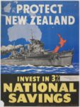 1942 Protect New Zealand. Invest In 3% National Savings