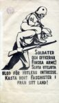 1942 Soldater Och Officerar Finska Arme! Sluta Utgjuta Glöd För Hitlers Intresse. Kasta Bort Fascister I Frapn Sitt Land!