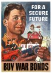 1943 For A Secure Future. Buy War Bonds