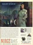 1943 Night Watch. Norge Household Appliances