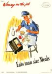 1944 Jenny on the job Eats man size Meals