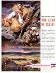 1944 Why America is still The Land Of Plenty. Pennsylvania Railroad