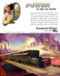 1945 Power To Pace The Future. Pennsylvania Railroad